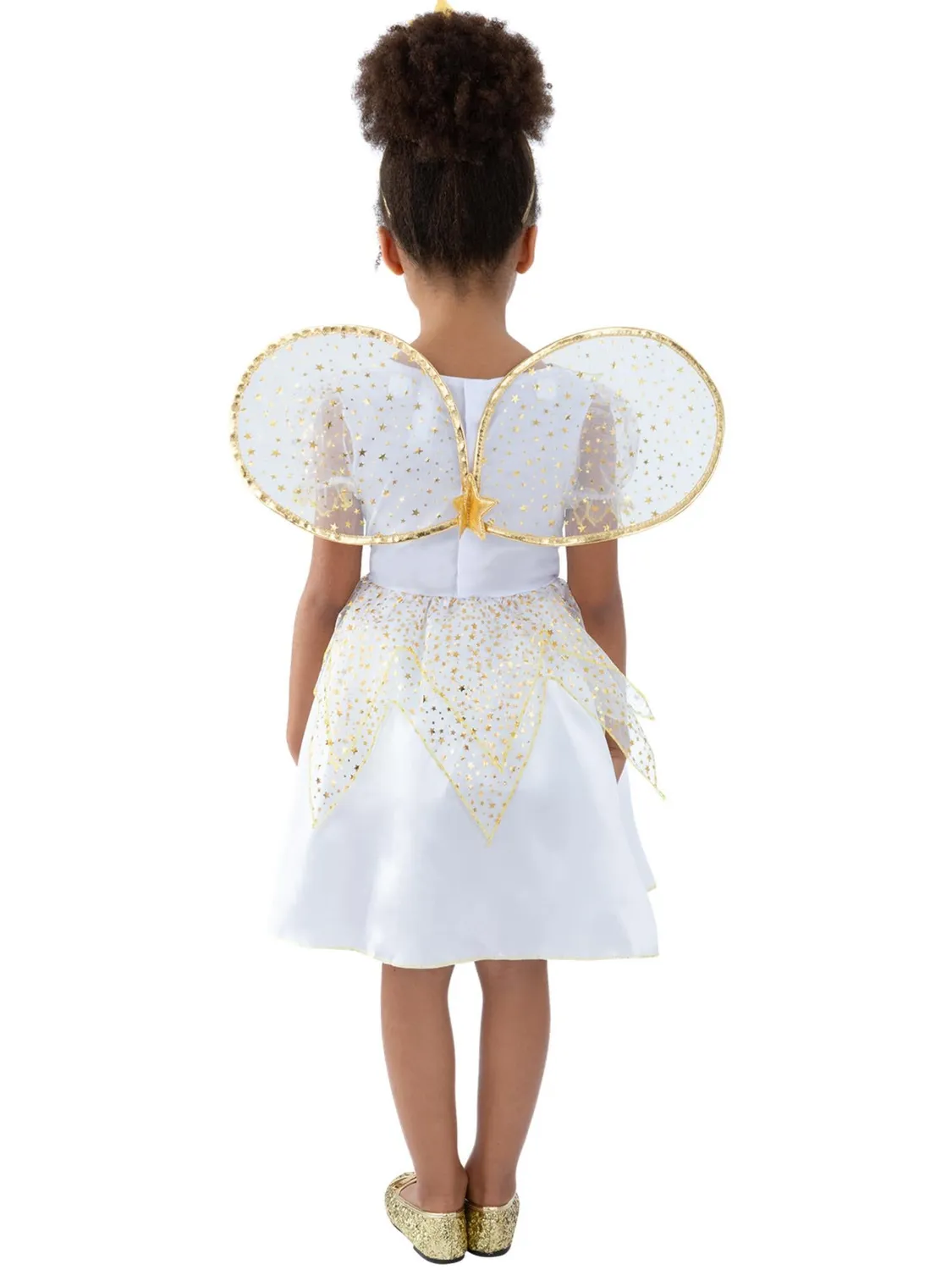 Smiffys Star Fairy costume fata bambina bianco 7-9 anni