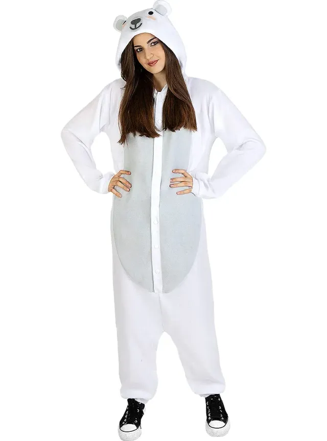 Funidelia Onesie orso polare costume unisex taglia S-M