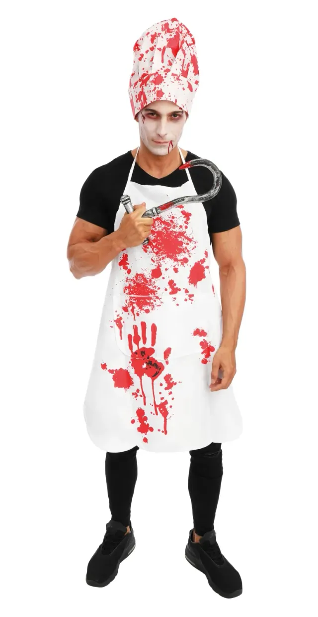P'tit Clown Cuoco Sanguinante Costume Taglia Unica Horror