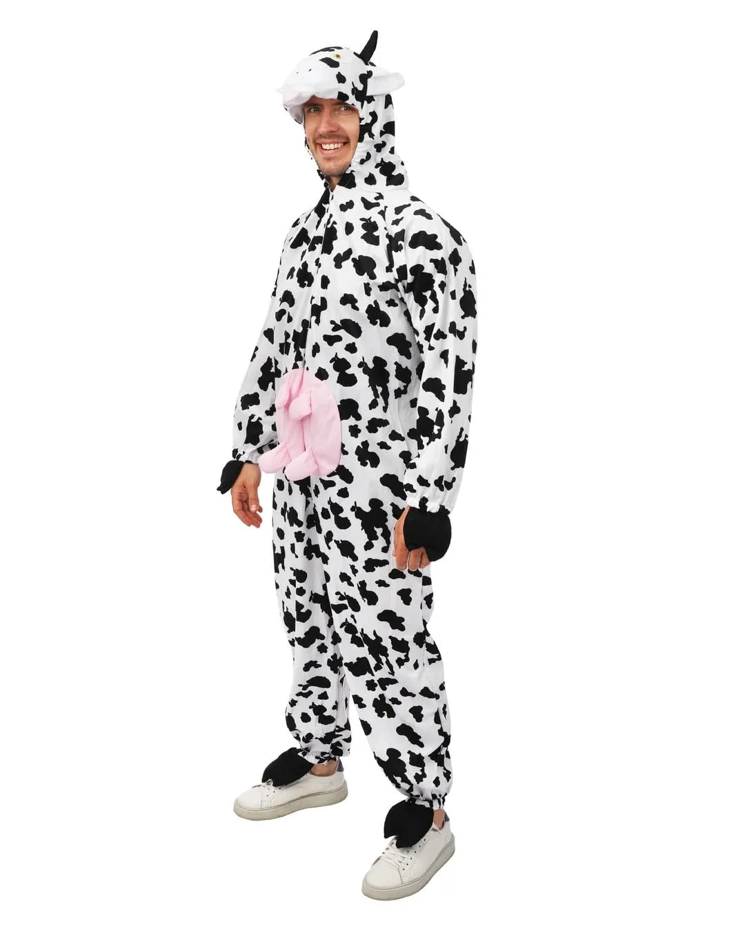 P'tit Clown mucca costume adulto tuta L-XL