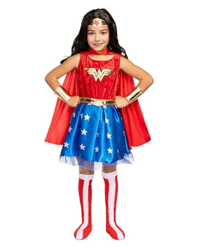 Funidelia costume Wonder Woman bambina 3-4 anni ufficiale