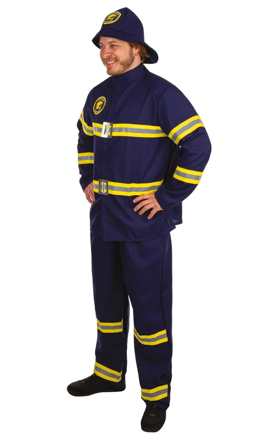 P'tit Clown re21097 costume pompiere adulto L/XL