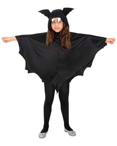 Funidelia Pipistrello mantello bambino taglia unica Halloween