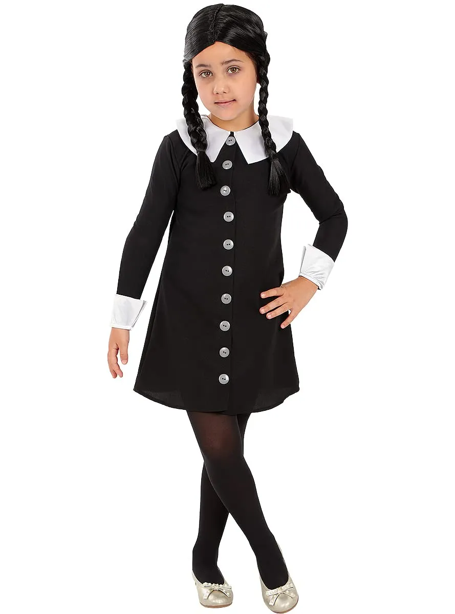 Funidelia Mercoledì Addams costume bambina nero horror