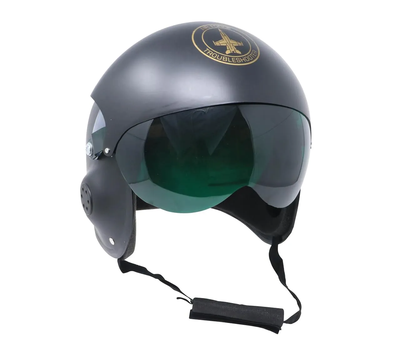 Guirca Air Force Casco Pilota Adulti Nero Unisex