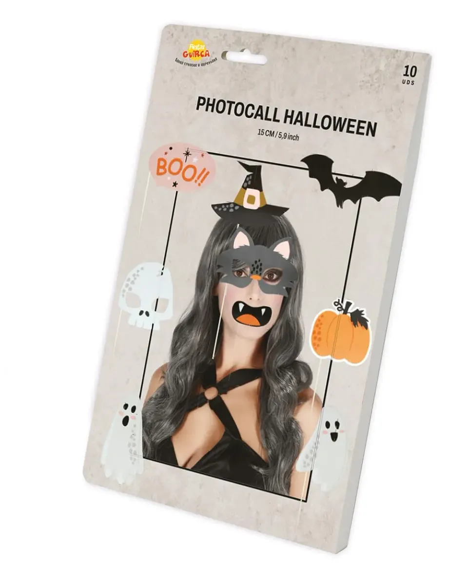 Guirca Photocall Halloween 10 pezzi multicolore