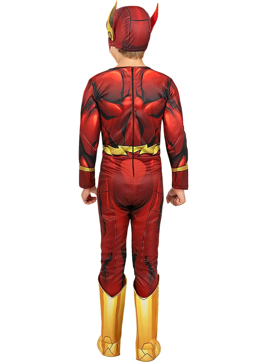 Funidelia Costume Flash muscoloso bambino 3-4 anni rosso