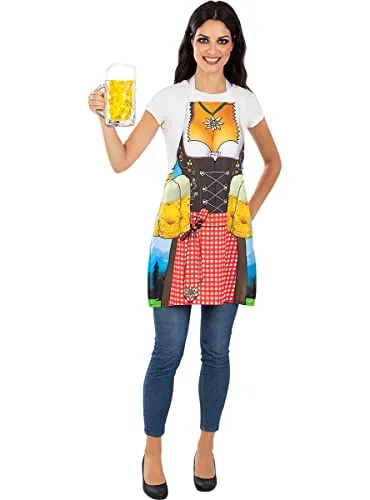 Funidelia Oktoberfest Grembiule Costume Donna Tirolese