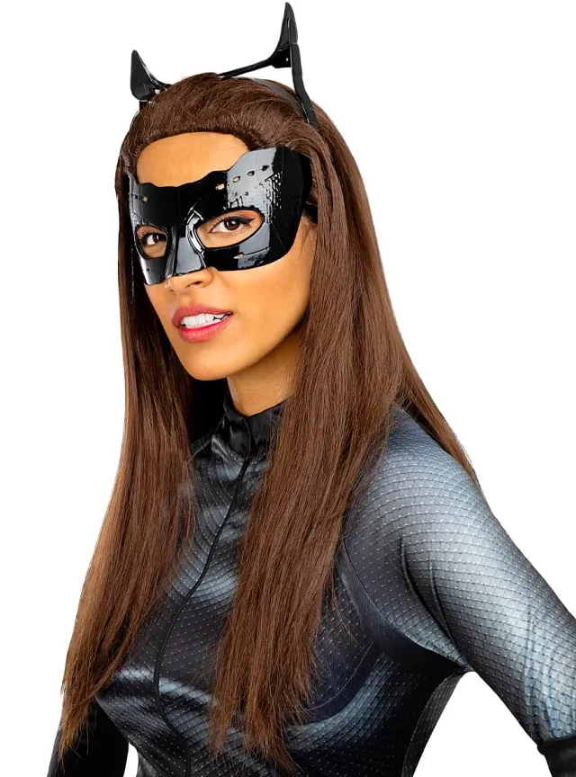 Funidelia Catwoman parrucca donna marrone sintetica