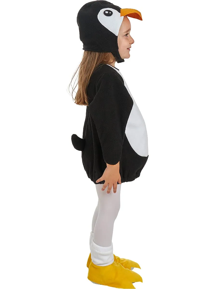 Funidelia Pinguino Peluche Costume Bambino 5-6 Anni Nero