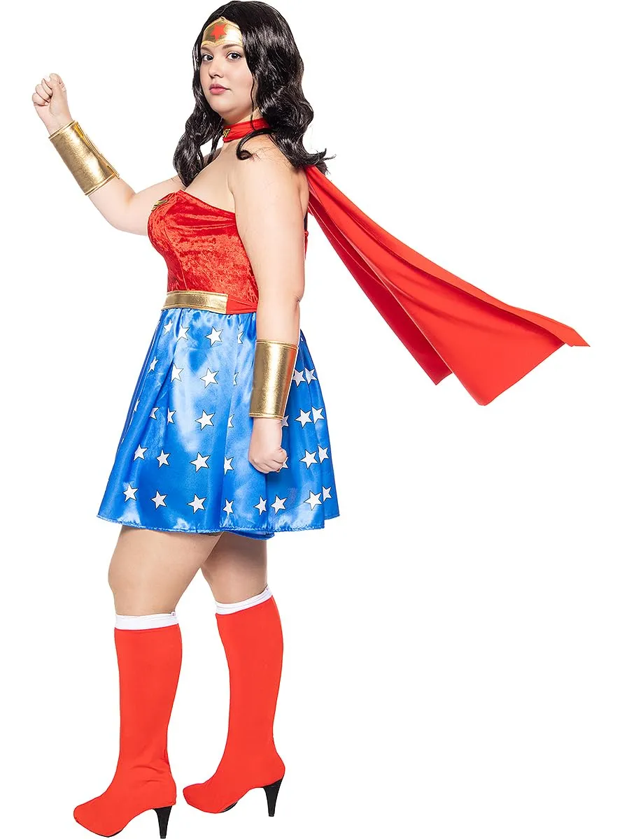 Funidelia Wonder Woman Costume Donna XL Rosso