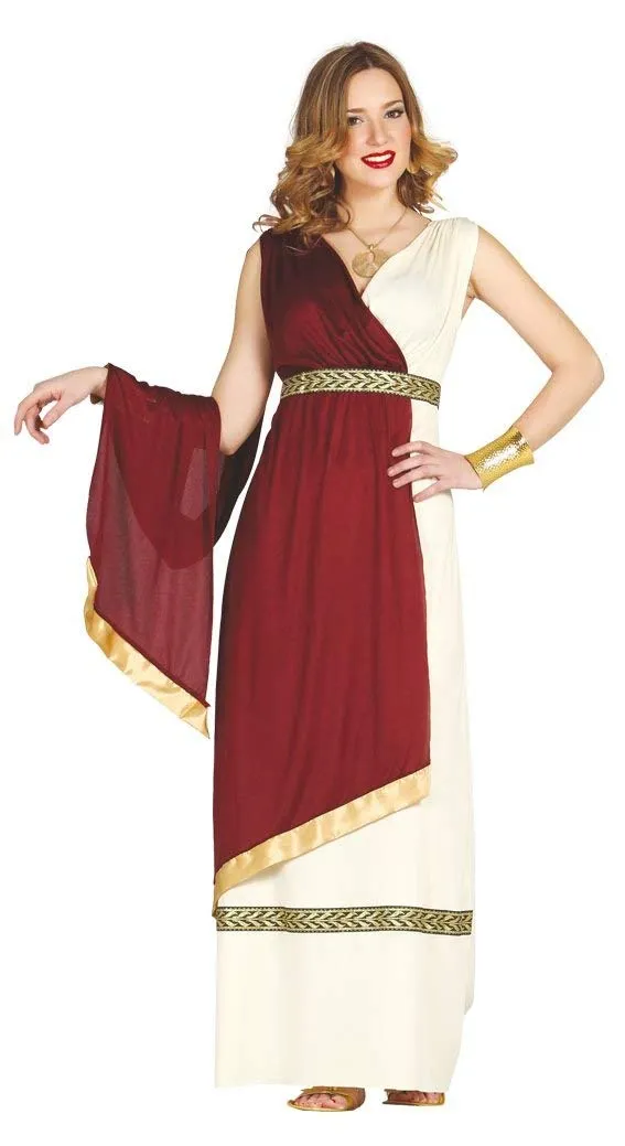 Guirca Romana Ragazza Teenager costume rosso 14-16 anni