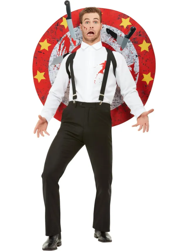 Smiffys Deluxe Knife Thrower costume uomo horror circo