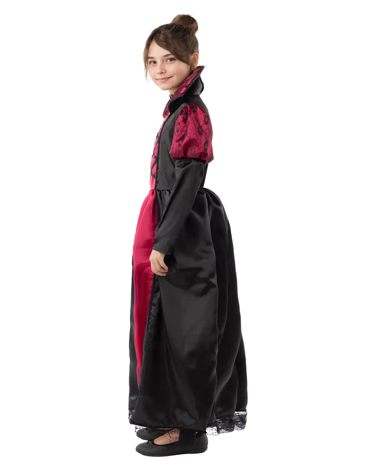 Funidelia Vampira costume bambina 10-12 anni con colletto