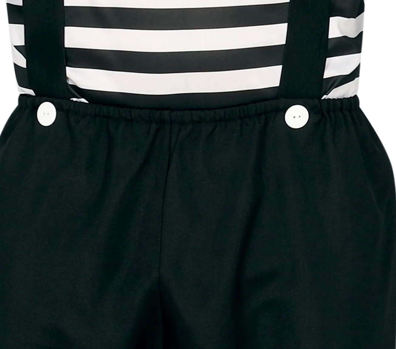 Guirca Mimo Adulto costume uomo 5 pezzi mimo