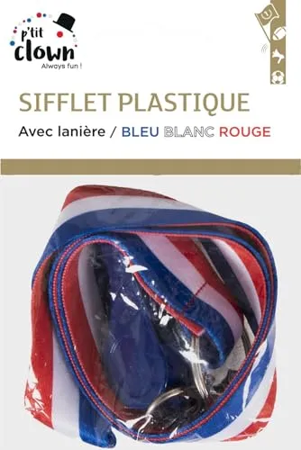 P'tit Clown 17200 fischietto con nastro tricolore