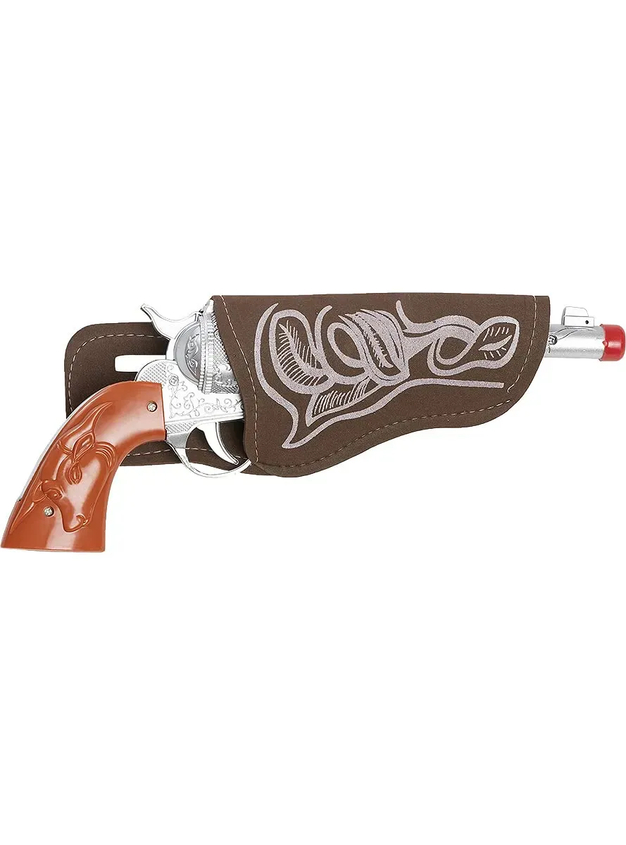 Funidelia Western Revolver cowboy con fondina accessorio multicolore 30cm