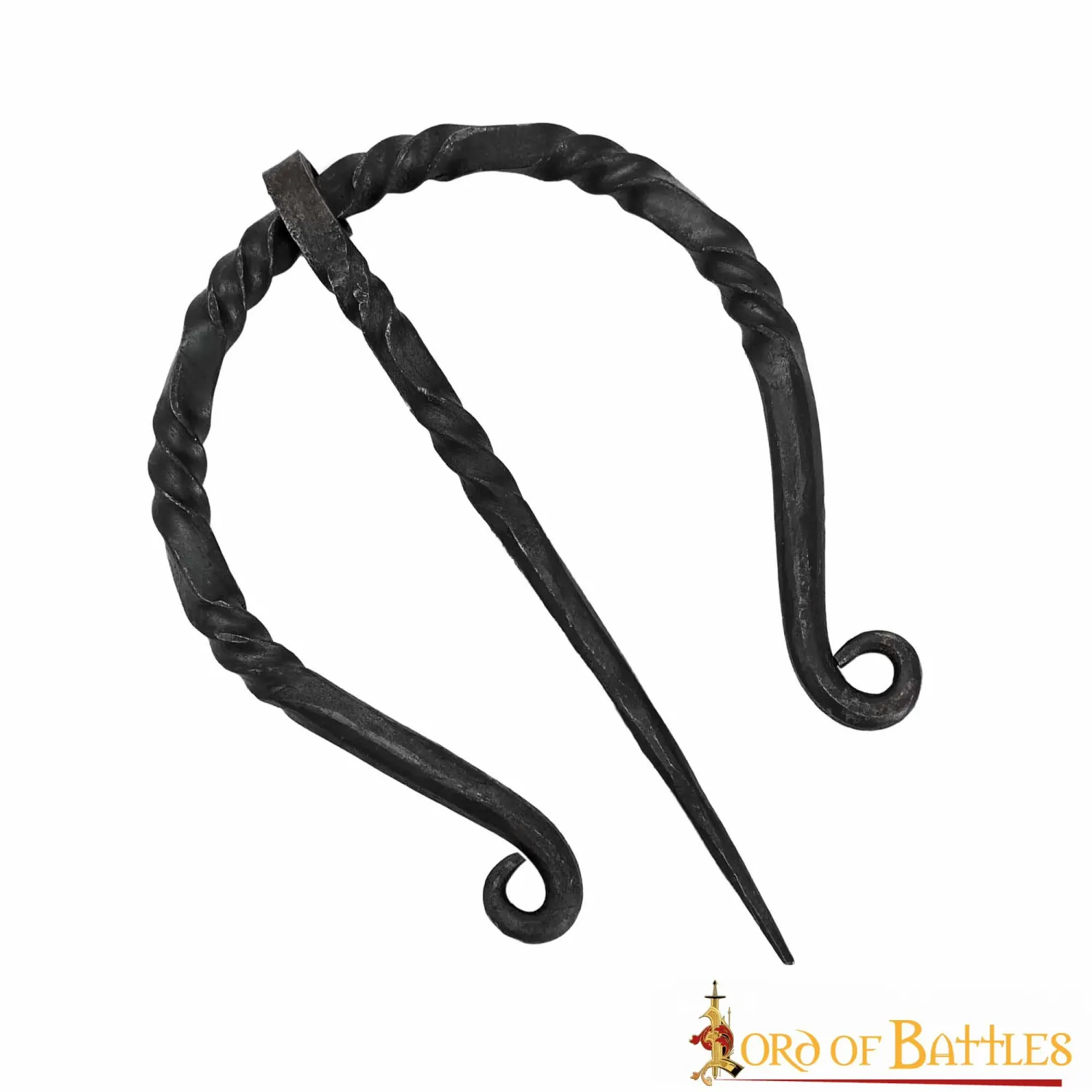 La Bottega di Merlino Spilla Fibula robusta ottone 7 cm