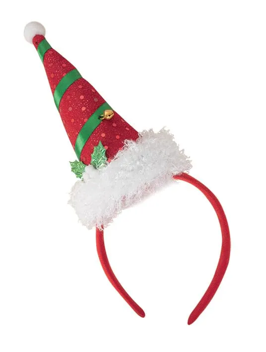P'tit Clown re16205 Cerchietto Berretto Babbo Natale Adulto
