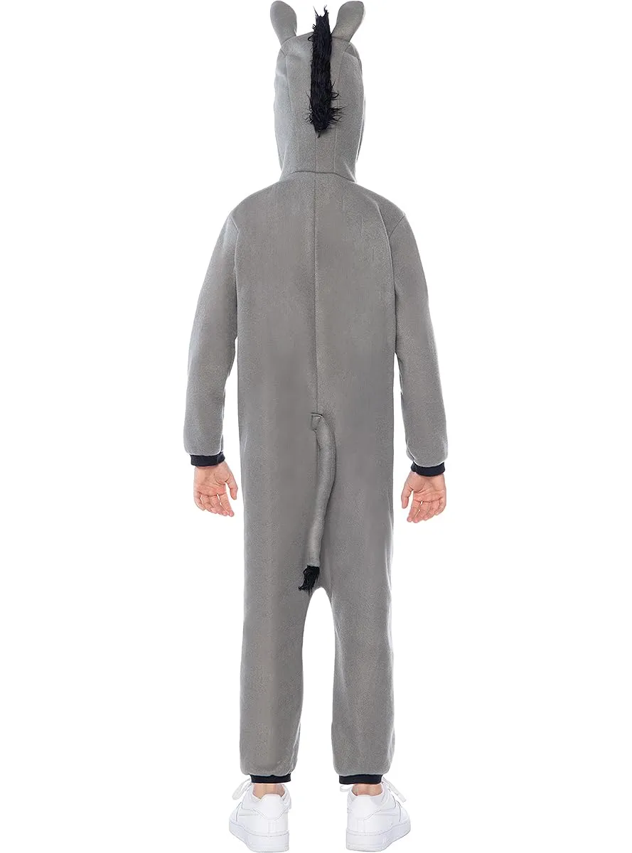 Funidelia asino costume onesie bambino 10-12 anni grigio