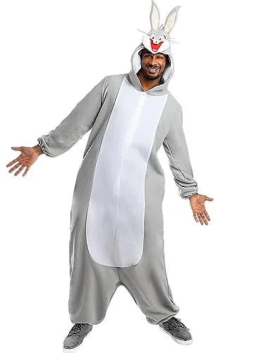 Funidelia Looney Tunes Bugs Bunny costume S-M grigio unisex