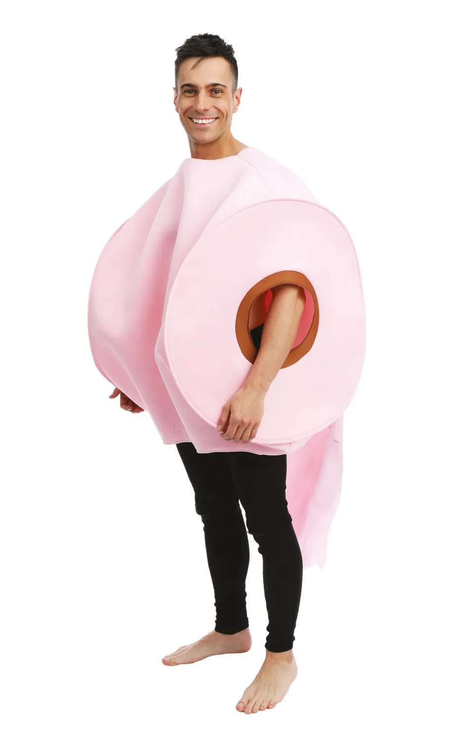 P'tit Clown Super Carta Igienica costume adulto taglia unica rosa