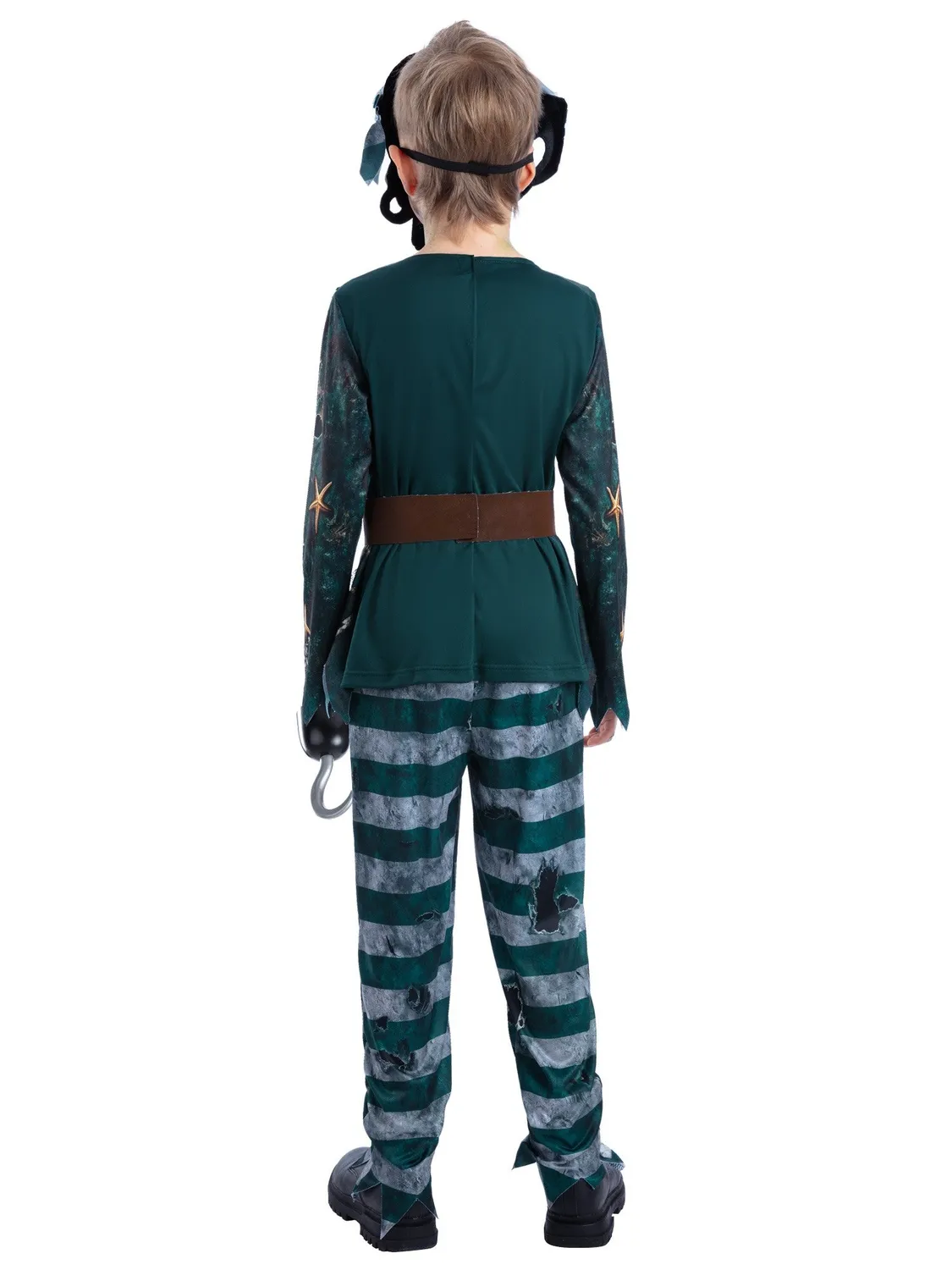 Smiffys Pirata Scheletro Costume Bambino 4-12 anni maschera