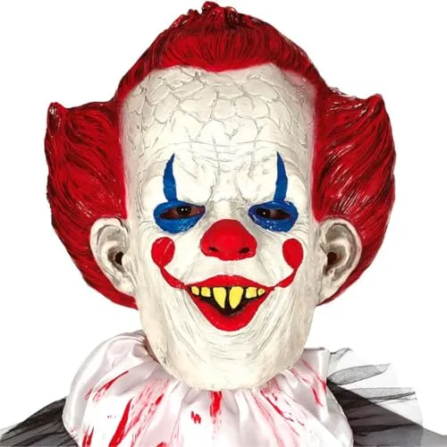 Guirca Pagliaccio Sinistro maschera lattice clown