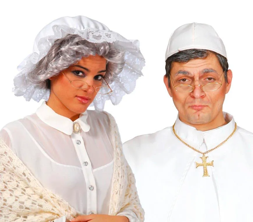 Fiestas Guirca Occhiali metallo senza lenti oro