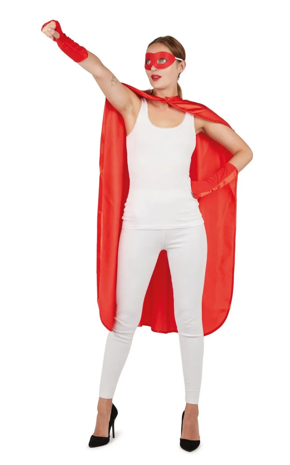 P'tit Clown 50701 mantello rosso adulto carnevale