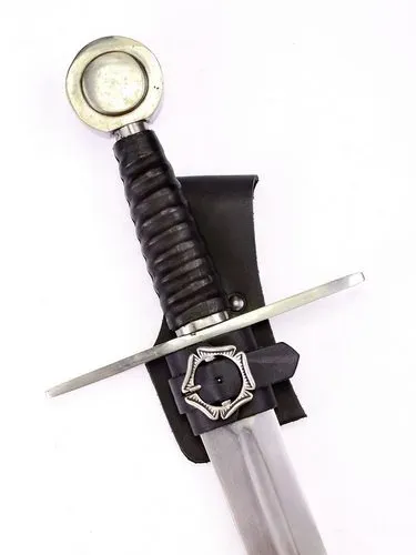 La Bottega di Merlino Porta Spada fodero cintura 3-5 cm pugnale 16cm
