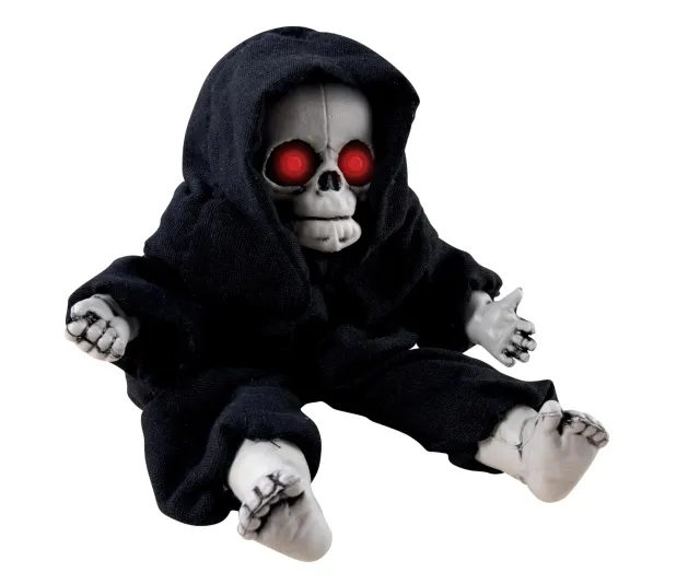 P'tit Clown re22224 bambola scheletro 30 cm luminosa sonora