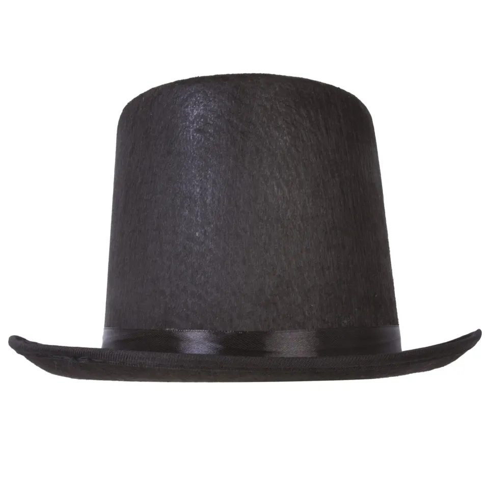 P'tit Clown Top Form 10042 cilindro adulto nero feltro