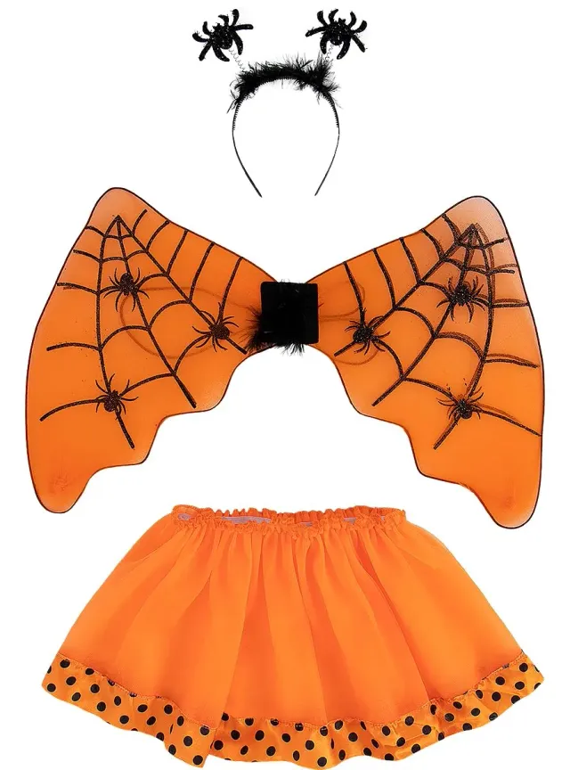 Funidelia Ragno costume tutù arancione bambina