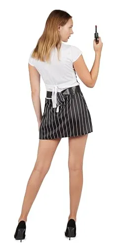 P'tit Clown Gangster Donna Costume L-XL Anni 20