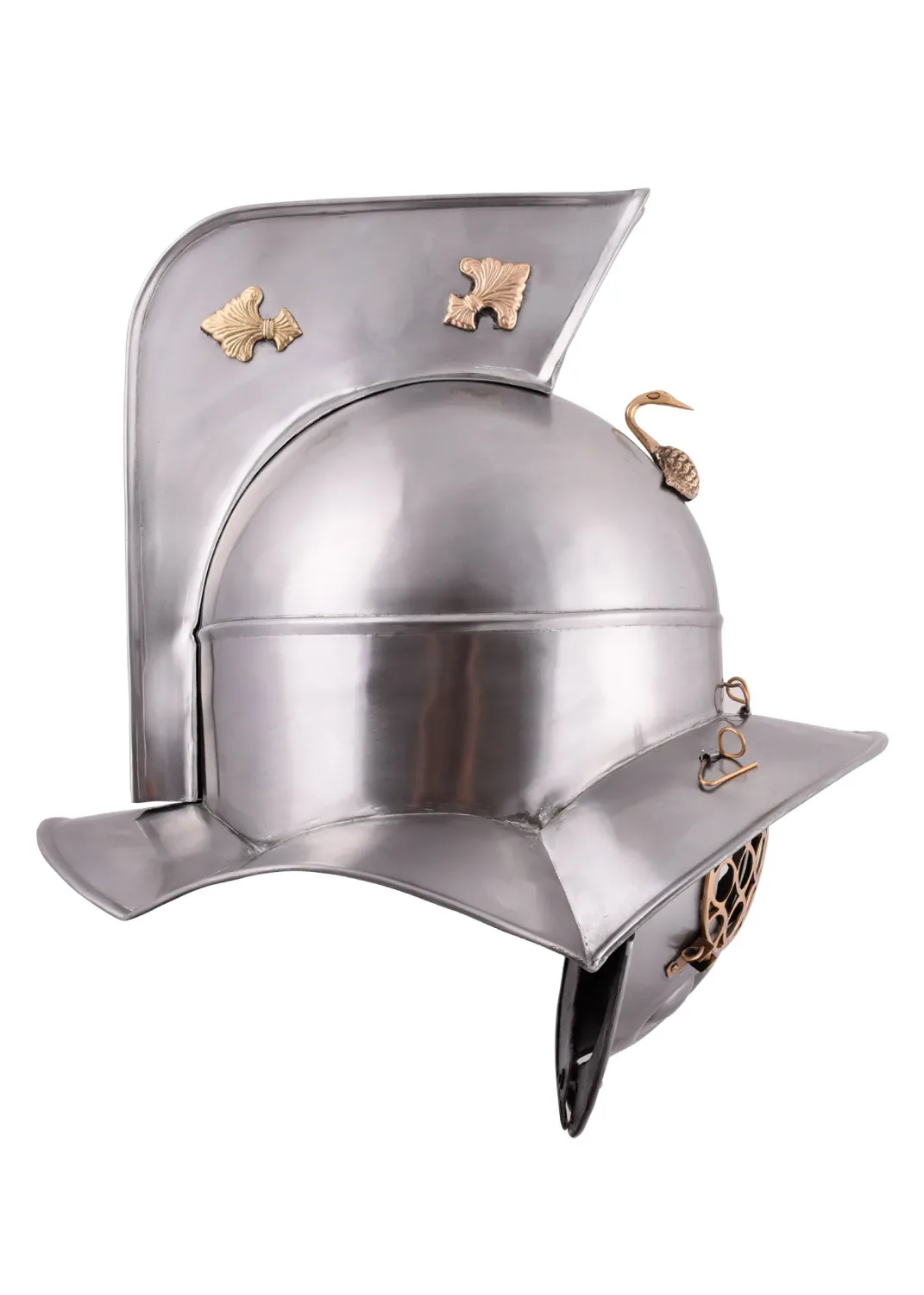 La Bottega di Merlino Tracio elmo gladiatore acciaio 72 cm