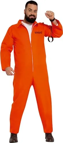 Guirca Carcerato 696969 costume arancione taglia 52-54 L