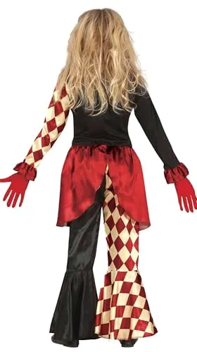 Guirca Clown Terrore costume bambina 7-9 anni horror