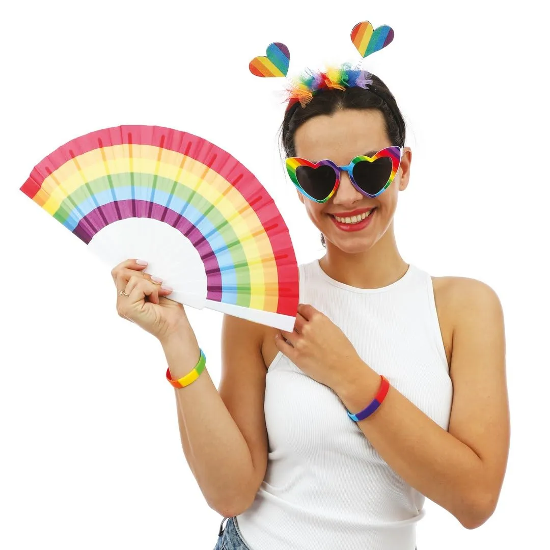 P'tit Clown 23260 ventaglio arcobaleno unisex adulto