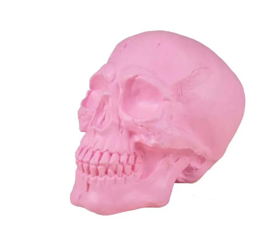 P'tit Clown 23533 cranio rosa 18 cm decorazione