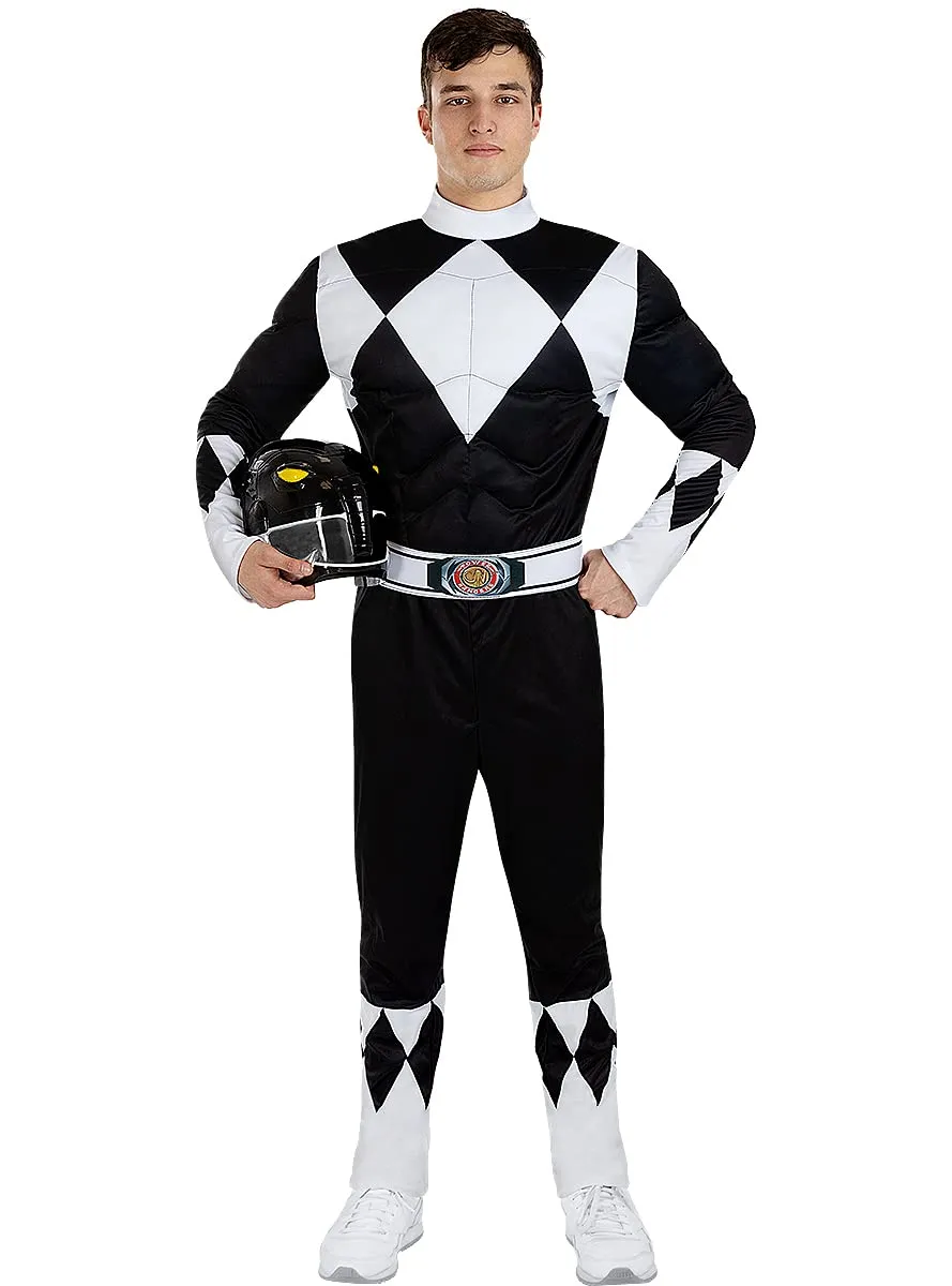 Funidelia Power Ranger Nero costume uomo M nero
