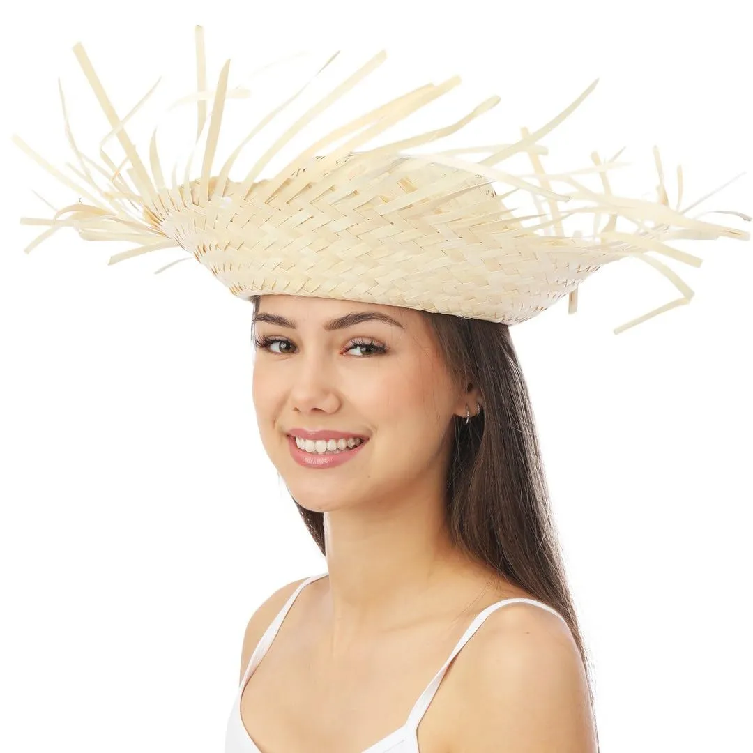 P'tit Clown 95422 cappello paglia hawaiano adulto beige