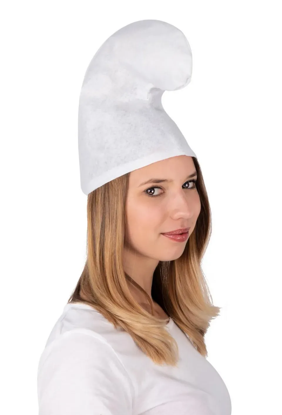 P'tit Clown Puffo cappello bianco accessorio costume