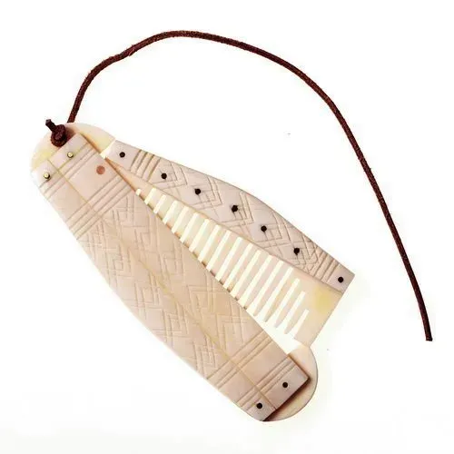 La Bottega di Merlino Pettine osso storico 13 cm