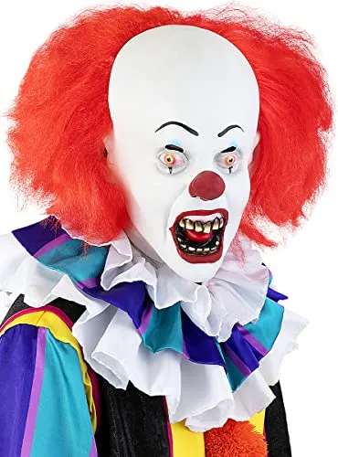 Funidelia Pennywise IT Maschera Adulto Bianca