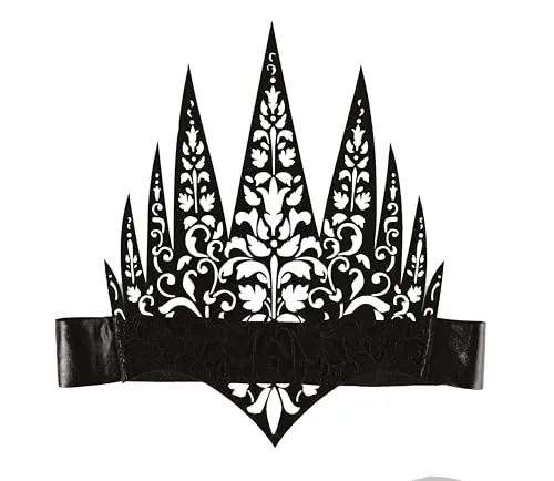 P'tit Clown 22926 Corona Regina Nera per Carnevale