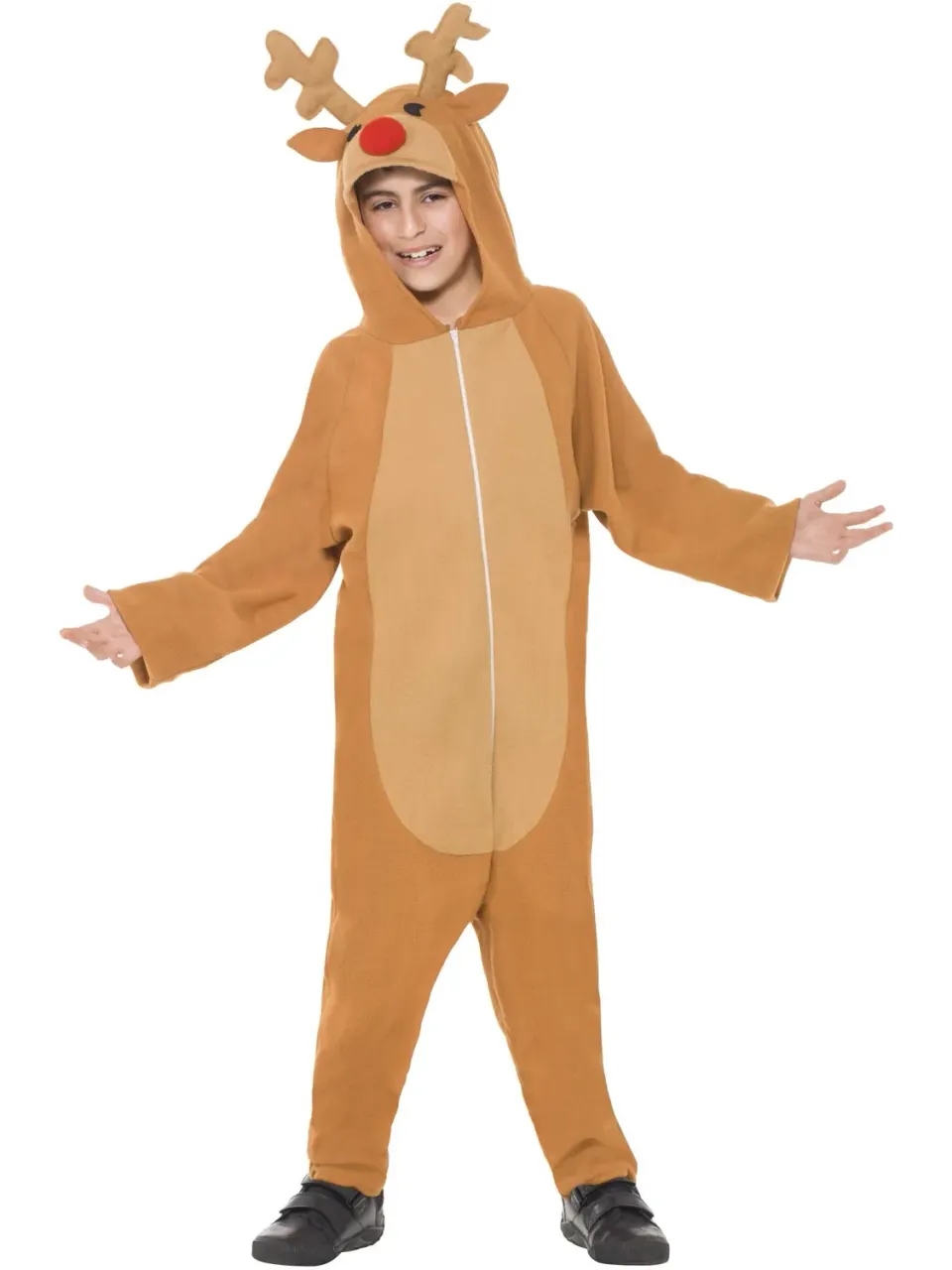 Smiffys Reindeer tuta renna Natale marrone 7-9 anni