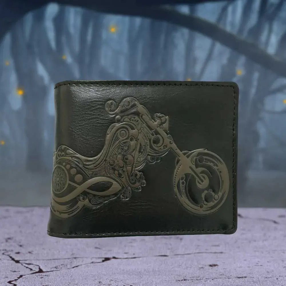 La Bottega di Merlino Portafoglio Bikers Pelle 11 cm Medievale