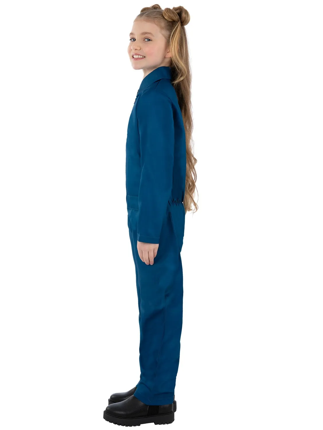 Smiffys Tuta Blu Bambino Costume Carnevale 4-14 Anni
