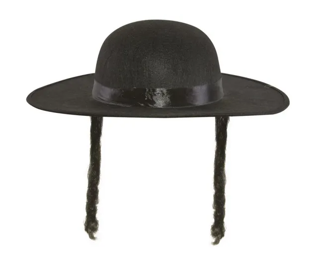 P'tit Clown 91041 Cappello Rabbino Nero Adulto Capelli
